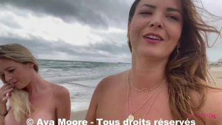 adult video clip 35 xxx girls blowjob Ava Moore – Amateur Bukkake Between Friends on the Naturist Beach of Cap Dagde, blowjob on blowjob porn-1