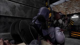 Paranormal huge zombie monster cock invades defenseless innocent hole-5