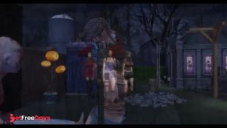 Jill Valentine x Claire Redfield x Ada Wong Resident hentai-0