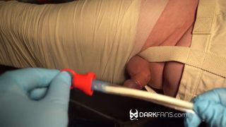Femdom Porn Sadic Sadie – Shoving In A Catheter While My Patient Is Standing In Bondage-5