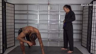 Karate Domination Meiko Earns Her Red Karate Belt (Femdom porn)-3
