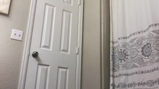 Sister's ass is twerking while she dries her hair-3