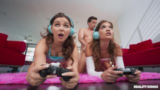 Teen Katie Kush, Leana Lovings - Gamer Girls Compete for Cock - Games  teen  -8
