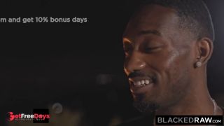 BLACKERAW BBC Crazy Redhead Sinatra Monroe Gets Spit Roasted-1
