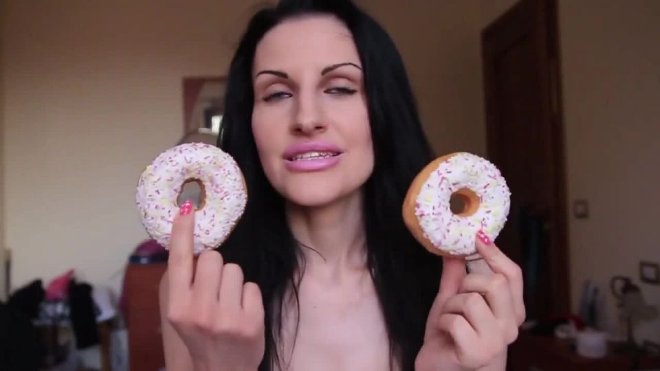 porn clip 15 downblouse fetish pov | Alisha THE BAD GIRL: Donuts Masturbation | hungry