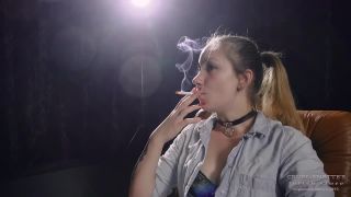 clip 5 Feeding on a cigarette – CRUEL ANETTES FETISH STORE, femdom giant strapon on fetish porn -7