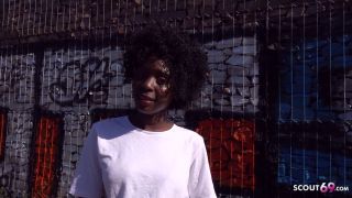 GERMAN_SC0UT - Black Ebony Milf Zaawaadi Real Public Pickup Sex For Cash In Berlin - Anal-1