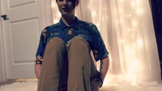 online xxx clip 18 TheJennaKitten – Farting in Boyfriends Clothes on solo female horny amateur-0