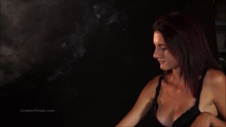 Custom Fetish - Melanie Moss Smokes a Camel 9 Topless - Fetish-1