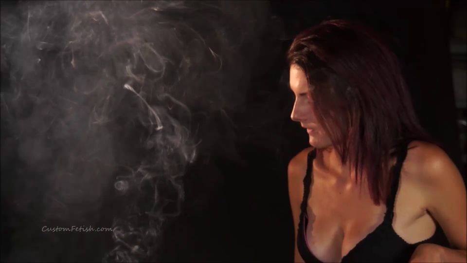 Custom Fetish - Melanie Moss Smokes a Camel 9 Topless - Fetish