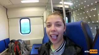 porn clip 13 ftv hardcore MihaNika69 – Real Public Blowjob in the Train ¦ POV Oral Creampie, hardcore on hardcore porn-9