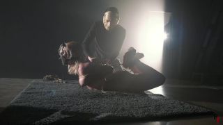 Tight Hogtie For Captured Kristina In A Dungeon Quick Vie...-5