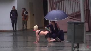 Eager Bitch Spanked And Flogged In The Rain! - Part 1, Scene 1 Spanking!-9
