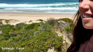 Honey and B Honeyandb - beach blowjob on sand dune getting sexy in the sand on the stunning south african coast 20-01-2022-3