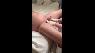 Hot BBW MILF Wife Handjob With Latex Gloves-2