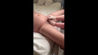 Hot BBW MILF Wife Handjob With Latex Gloves-4