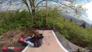 Perfect teen Lili Charmelle sucks and fucks outdoor-2