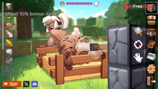 Furry Sheep Girl fucks with Sex Machine in Minecraft-9
