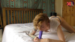 Stretching Her Tight Pussy With Huge 9 Dildo 1080p-0