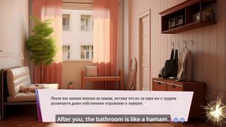Hd Porn SEX Amnesia - Lover Sim EP 5  Fucked a girl stuck behind a closet.-6