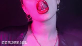 online adult clip 27 The Goldy Rush – Deepening Your Lips Addiction And Reprogramming You Into The Powerless Gooner – Mistress Misha Goldy – Russianbeauty, leg cast fetish on femdom porn -2