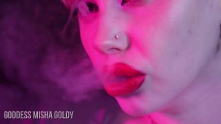 online adult clip 27 The Goldy Rush – Deepening Your Lips Addiction And Reprogramming You Into The Powerless Gooner – Mistress Misha Goldy – Russianbeauty, leg cast fetish on femdom porn -6