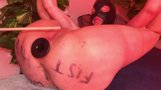 Spiel_Maschinerie gets fisted and dildo fuck in prolapse Fisting!-0