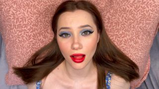 adult xxx clip 46 roxanne rae femdom Babyheavanian – Blue eye shaddow red lipstick face fetish, joi video on pov-4