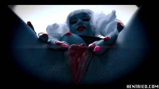 online adult video 10 juelz ventura femdom JOI - Red Pussy Blue Alien, fetish on cumshot-1