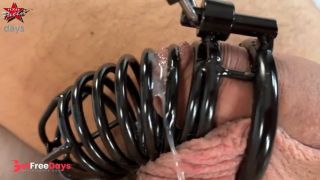 [GetFreeDays.com] Slave chastity cage control to cum Porn Film October 2022-8