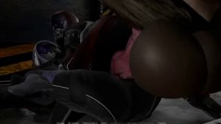 Anime giant zombie monster cock penetrates tight pussy of sweet girl-5