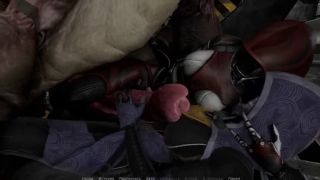 Anime giant zombie monster cock penetrates tight pussy of sweet girl-7