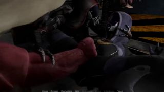 Anime giant zombie monster cock penetrates tight pussy of sweet girl-8