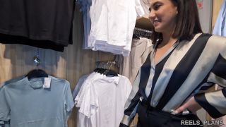 Video A Pretty French Girl Gets Anal Fucked In a Fitting Room By Tw...-3
