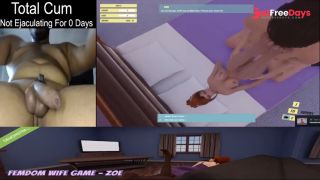 Femdom Wife Game - Zoe Demo PT2 COCK CAM GAMEPLAY-3