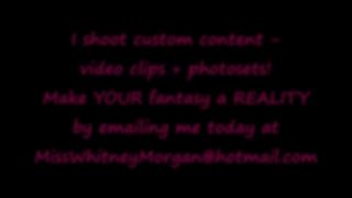 free online video 41 Miss Whitney Morgan - Beat It To Brtty Whitneys Socks - female domination - pov midget femdom-7
