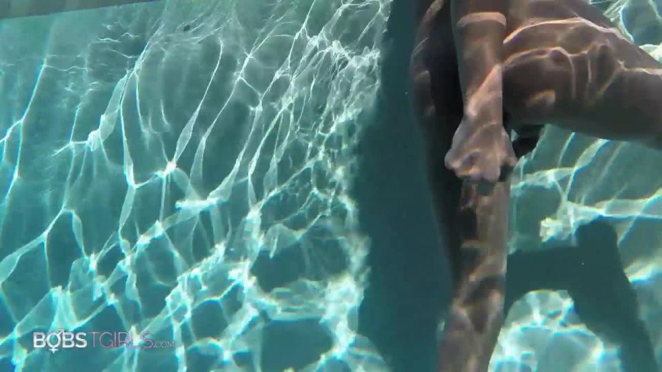 Pool Fun Shemale!