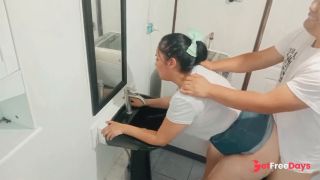 [GetFreeDays.com] My stepmom and I fucked in the bathroom of her clothing store, its hot to fuck in a public place Adult Video May 2023-3