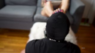 Greasy Rose in Video - Feet Sniffing Foot Stool Download ...-5