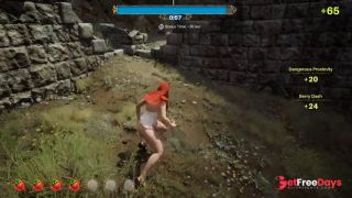 monster chases juicy virgin to take her virginity-9