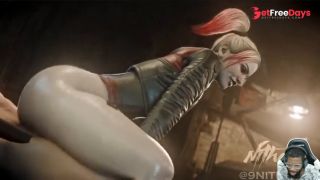 Harley Reverse Riding, Harley Gets Fucked In Her Bald Ass Pussy, Bald Pussy Silent Hill Nurse Riding-0