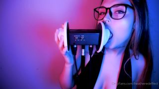 Heatheredeffect () - mini ear eating video full video more asmr is on patreon https mshake heatherun 28-04-2021-5