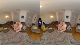 Hot VR Lesbian Action: Sara Bork & Stacy Fort's Teen Orgasms-1