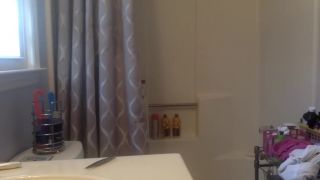 Nice body teen after shower. hidden cam-9