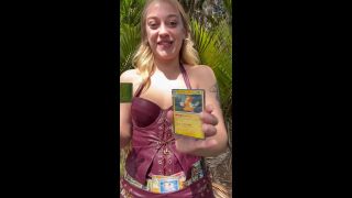 SpideyAva - Ripping Pokemon cards and showing off my bush - Day 19-4