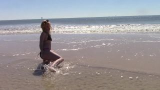 free adult video 45 Emma Choice - Public Beach Oil and Tease - stroking - femdom porn rocky emerson femdom-9