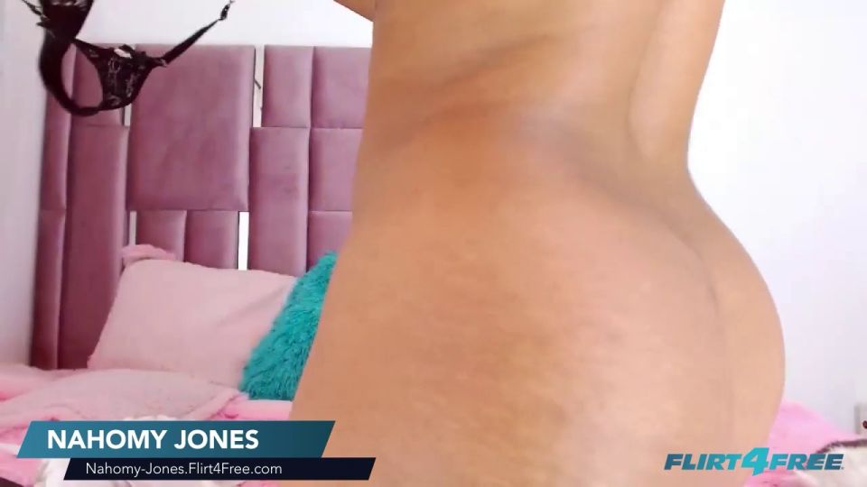 Flirt4Free  Nahomy Jones  Knockout Beauty Shakes Her Ass While Riding A 