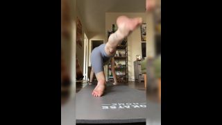 adult video clip 3 LisaTheSuccubrat – Yoga Workout in Shorts Pmv - yoga - hardcore porn sha rizel hardcore-3