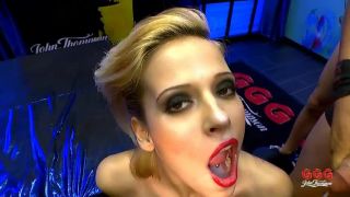 adult xxx clip 32 Ria Sunn – Blonde  Splashed  Blond  Vollgespritzt | deepthroat bukkake gagging facial | cumshot facial bukkake porn-1