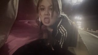 Exclusive Risky Blowjob In Public-3